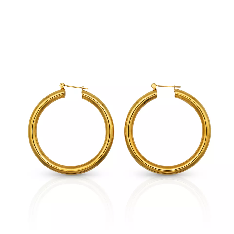 Gaia Minimalist Hoop Earrings